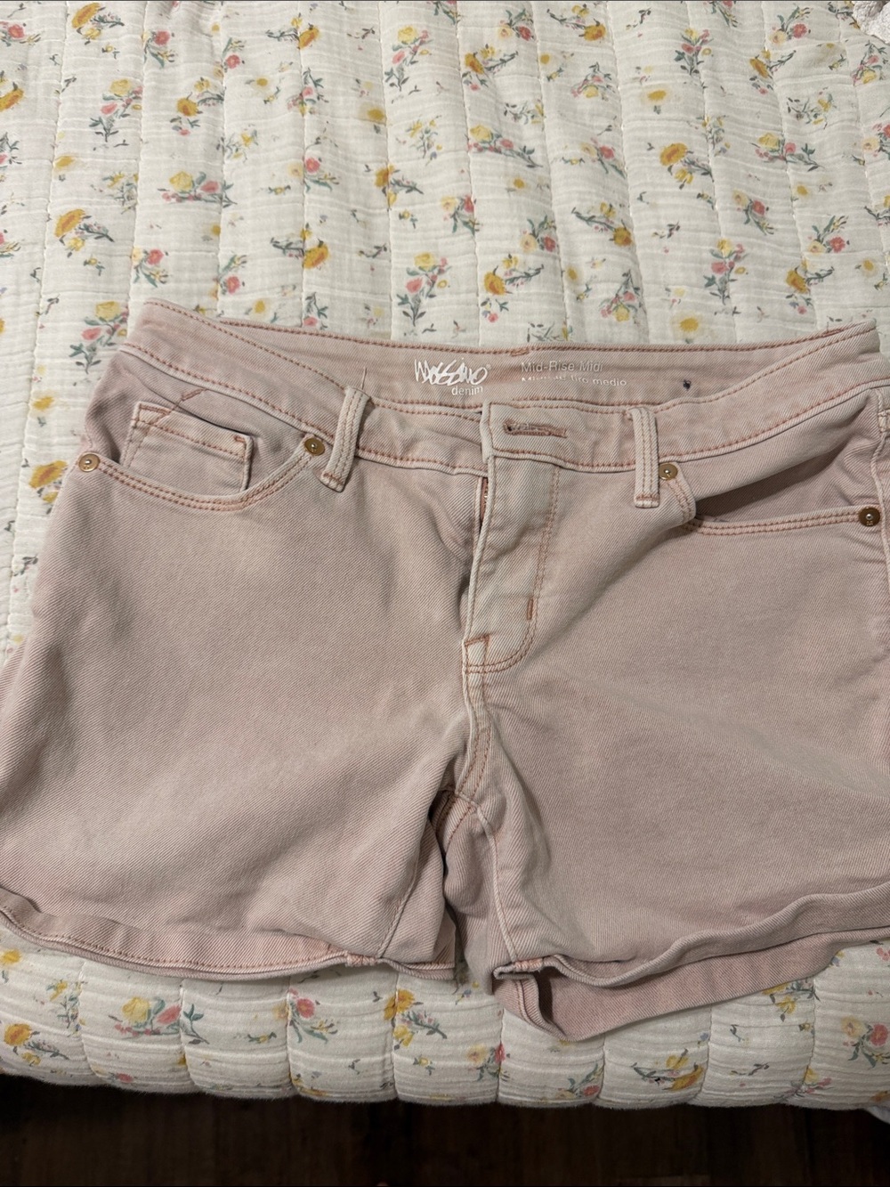 Washed Blush Women's Denim Shorts